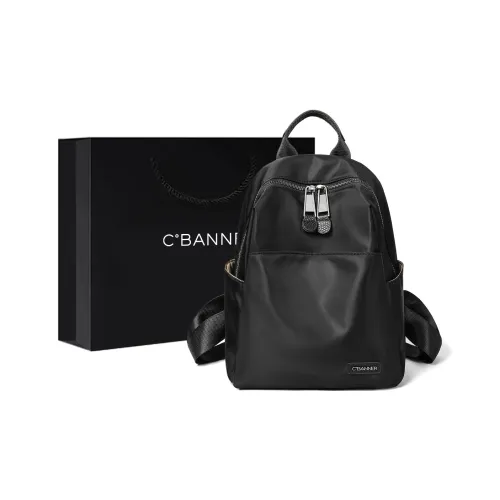 C°BANNER Ткань Рюкзак Стандартный Женский Черный