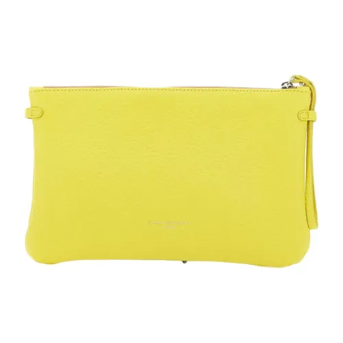 GIANNI CHIARINI Кожа Клатч Женский Лимонный Желтый