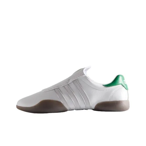 KITH x Adidas Taekwondo Slip-resistant Abrasion-resistant Low-top Training Shoes Women's White Green KITH x Adidas Taekwondo Противоскользящие Износостойкие Низкие Кроссовки для тренировок Женские Белые Зеленые