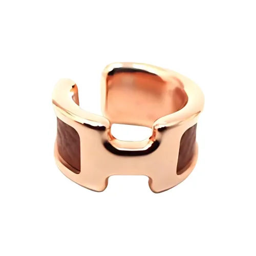 HERMES Серьги с розовым золотом женские розовое золото