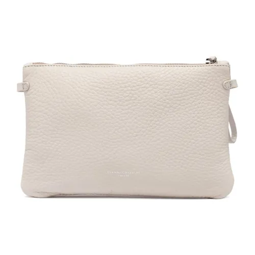 GIANNI CHIARINI Кожаный клатч сумка через плечо плечевая сумка женская бежевая