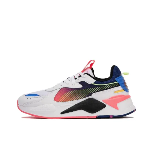 PUMA RS X Low Топ Повседневная обувь Мужская Белый Розовый