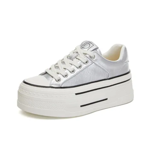 D Fuse SCANDINAVIA Дышащие Кроссовки для скейтбординга с низким верхом для увеличения роста Женские