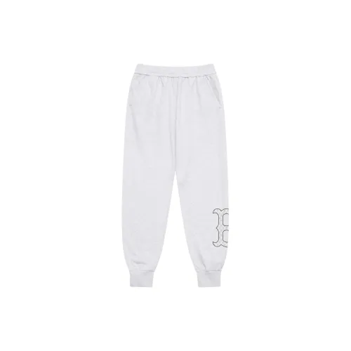 MLB MONOGRAM Коллекция Boston Red Sox SS25 Вязаные тренировочные штаны Unisex Light Фотиния Серый