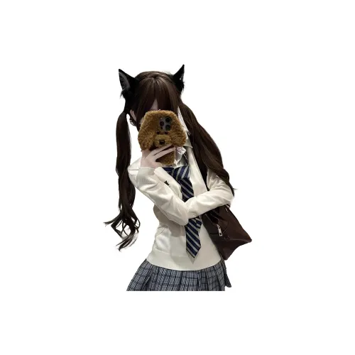 UMIFFA Перука для женских длинных волос 85 см Интернет-знаменитость Little Luo Lolita Double Ponytail Длинные закрученные кудри с кисточкой