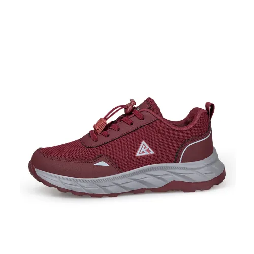 Recreation Slip-resistant Abrasion-resistant Breathable Low-top Casual Women's Burgundy Рекреэйшн Противоскользящий Устойчивый к истиранию Дышащий Низкий Топ Повседневный Женский Бордовый