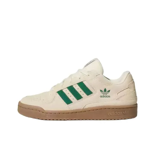 Adidas Originals FORUM CL Устойчивые к истиранию низкие скейтбордические кроссовки унисекс цвет слоновая кость