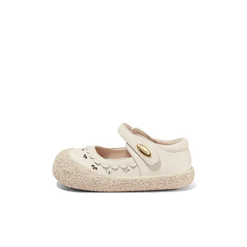Snoffy Slip-resistant Anti KICK Низкий топ Обувь для малышей Кремово-белый Infant и Toddler