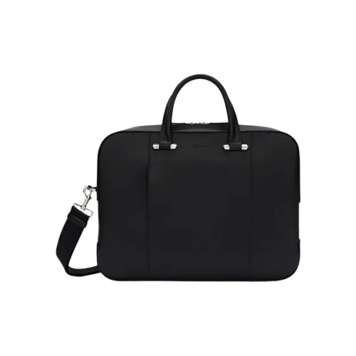 Furla Коровья кожа Тоут Сумка Сумка для покупок Сумка Большая Мужская Черная