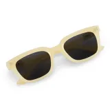 Бежево-желтые серые линзы