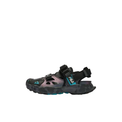 FILA KIDS Firefly Противоскользящие Устойчивые к Износу Легкие С Амортизацией Низкие Сандалии для Детей Черные