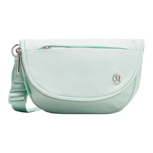 lululemon Нейлоновая сумка через плечо женская мятно-зеленая