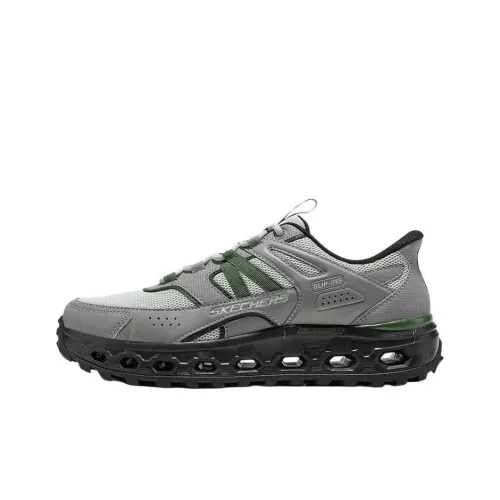 Skechers GLIDE STEP AT Низкий Топ Casual Мужской Серый