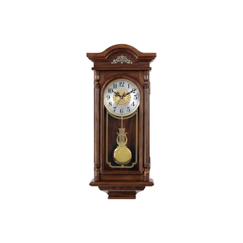 HENSE Кварцевый механизм массивная древесина настенный часы унисекс серый циферблат модель HP67