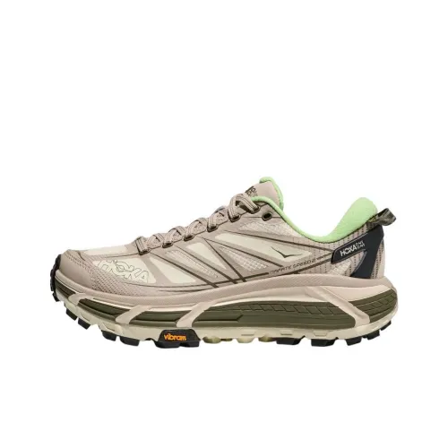 HOKA ONE ONE Mafate Speed 2 Беговые кроссовки Низкий верх Бежевый Коричневый Унисекс