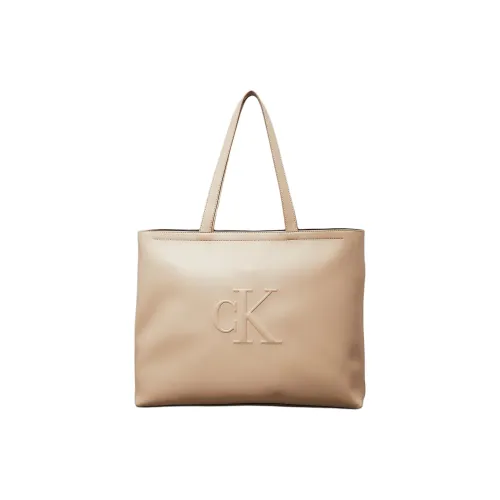 Calvin Klein ПУ (полиуретан) Тоут Сумка Сумка для покупок Сумка на плечо Женская Керамика Цвет