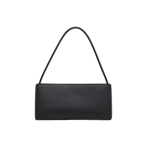 PESASRIE Сумка через плечо из синтетической кожи сумка-багет сумка через плечо женская черная