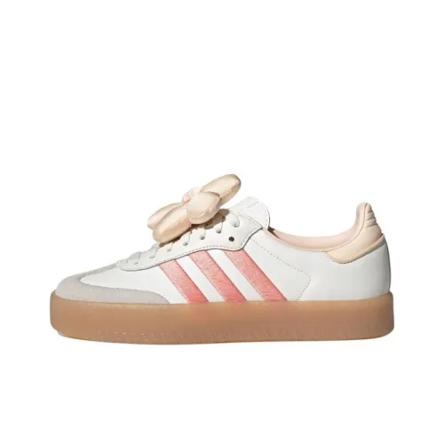 Adidas Originals SAMBAE Low Топ Скейтборд Кроссовки Женские Белые Розовые
