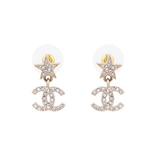 CHANEL Double C Металлические Серьги Женские