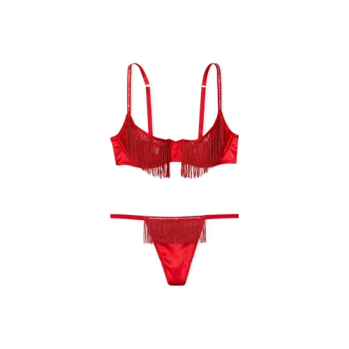 Victoria's Secret Комплект нижнего белья для женщин красный