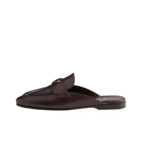 PRADA Домашние тапочки Женские Коричневый