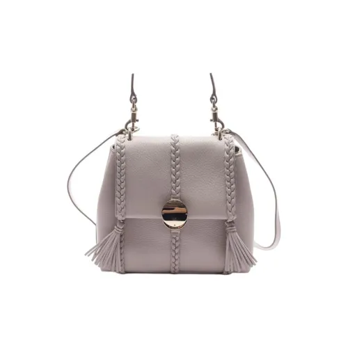 Chloe Penelope series Коровья кожа Одно плечо Сумка Маленькая Женская Дикий серый