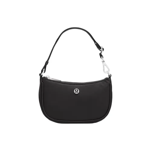 lululemon Нейлоновая сумка через плечо мини женская черная