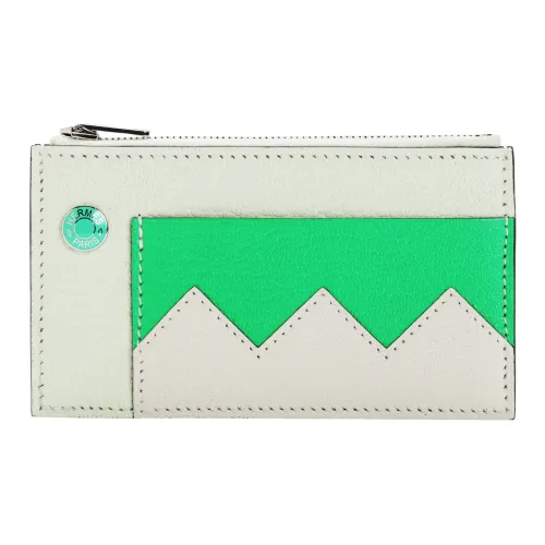 HERMES Крокодил Mysore Шевро Картхолдер Женский Светло-зеленый