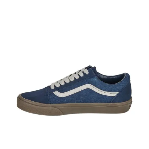 VANS Old Skool Low Топ Скейтборд Кроссовки Унисекс Темно-синий
