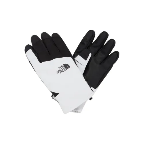 THE NORTH FACE Полиэстер Полиуретан Нейлон Синтетическая кожа Спортивные перчатки Мужские Белые