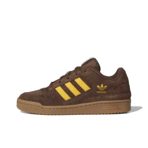 Adidas Originals FORUM Скейтборд Кроссовки Низкие Устойчивые к Износу Унисекс Коричневый