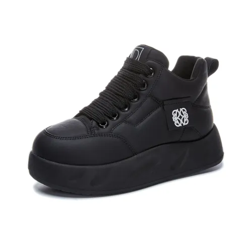 D Fuse SCANDINAVIA Поддержка Высота Увеличение MID Топ Скейтборд Кроссовки Женские