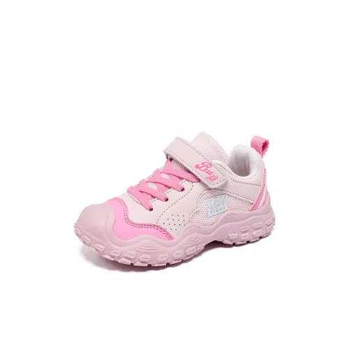 Disney Противоскользящий Дышащий Быстросохнущий Легкий Амортизация Поддержка Детские Беговые Кроссовки Светло-Розовый Детский