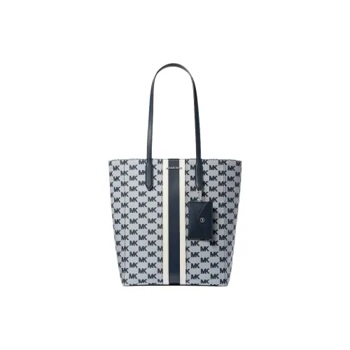 MICHAEL KORS Холст Тоут Сумка Сумка для покупок Сумка Сумка через плечо Большая Женская Морская синяя