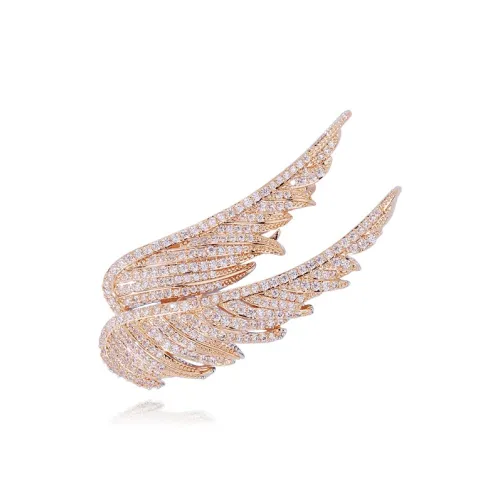 Фиолетовый сплав, унисекс, брошь