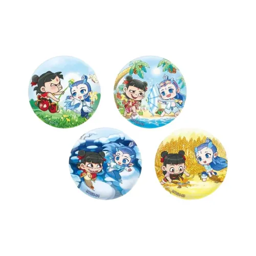 KAYOU Ne Zha Ао Бин Мерч Четыре СЕЗОНА Коллекция Ne Zha Ао Бин Значки