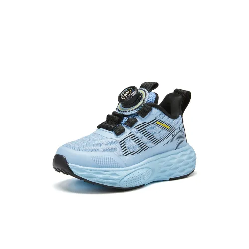 Белль Амортизация Дышащий Поддерживающий Устойчивый к истиранию Низкий Топ Детские Беговые Кроссовки Синий Детский