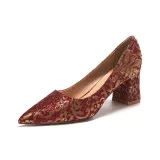 Красный [Высота каблука 6,5 см]