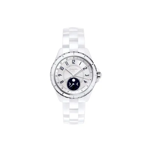 CHANEL Автоматический Механический Movement Женские J12 Часы 38 мм Белые