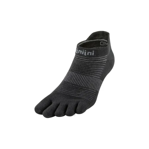 INJINJI RUN Легкие носки без видимого края унисекс 1 упаковка черные