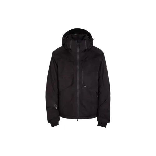 EMPORIO ARMANI EA7 Теплая ветровка мужская черного цвета