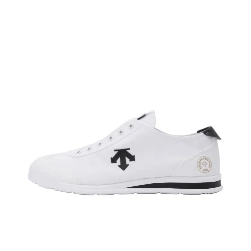 DESCENTE Crontempo противоскользящий устойчивый к истиранию низкий топ повседневный унисекс белый