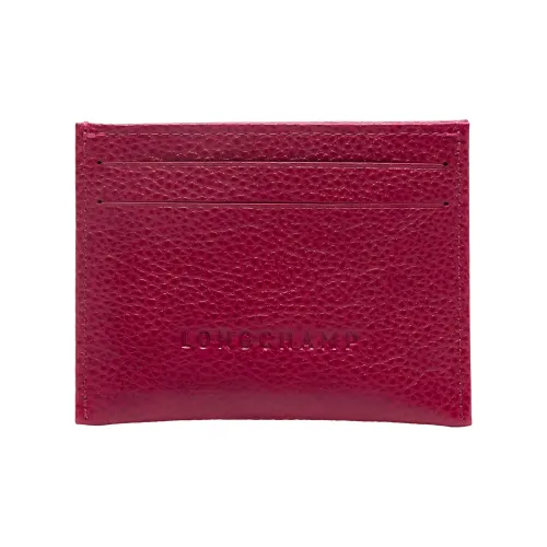 LONGCHAMP Le Foulonné Коровья кожа Держатель для карт Женский Красный