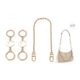 Лунно-белый удлинитель цепи *2 + декоративная цепочка 40 см