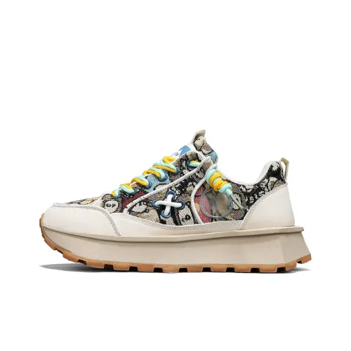 PLAY COBBLER Противоскользящий Износостойкий Дышащий Увеличивающий высоту Низкий верх Повседневный Мужской