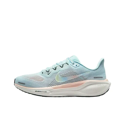 Nike Pegasus 41 Амортизация Низкий Топ Беговые Кроссовки Женские Синие