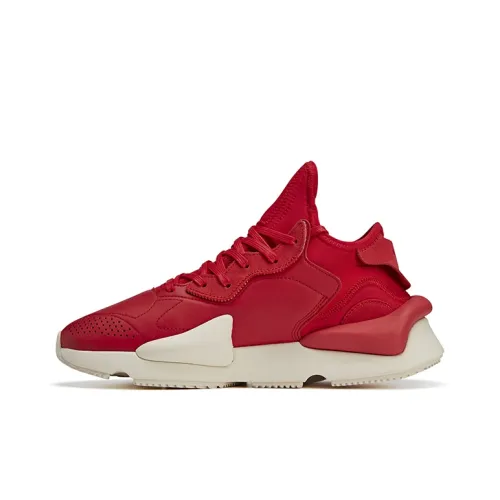Y 3 Kaiwa Low Топ Толстая подошва Кроссовки Мужские Красные