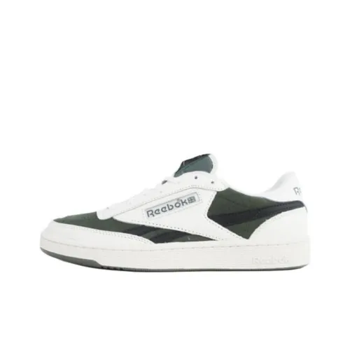 Reebok Club C Low Топ Скейтборд Кроссовки Мужские Бежево-Зеленые