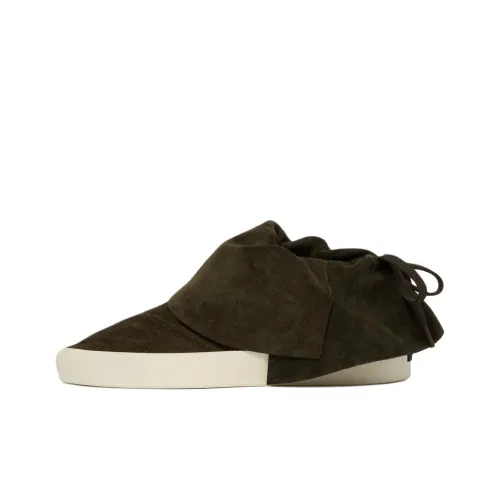 Fear Of God Moc Low Топ Скейтборд Кроссовки Мужские Оливково-зеленые