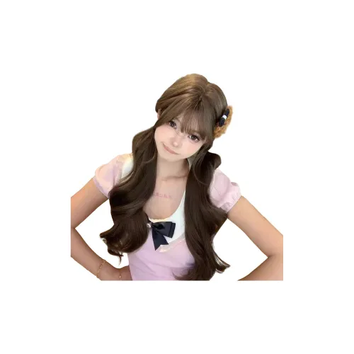 UMIFFA [Little Kokkoro A] Длинные Волосы Перука для Женщин Милый Кокетливый Стиль Little Розовый